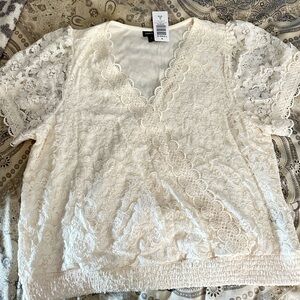 Torrid Ivory Blouse